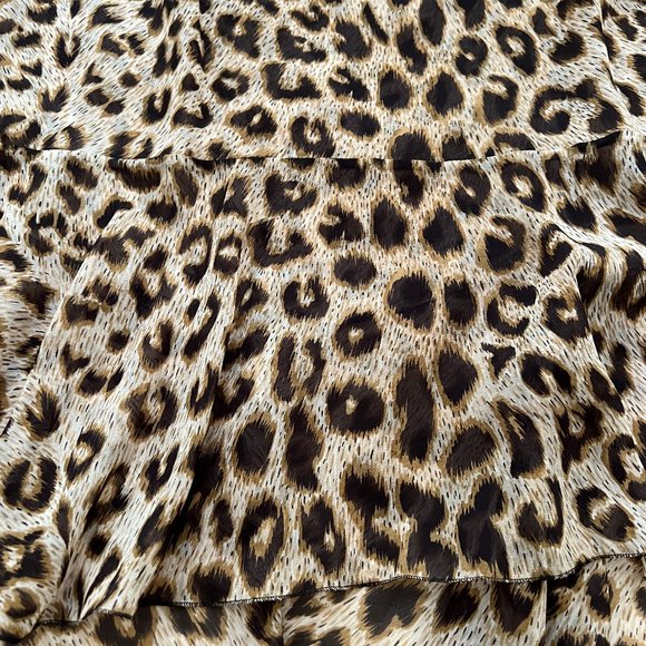 Moschino Animal Print Silk Dress - Picture 8 of 12